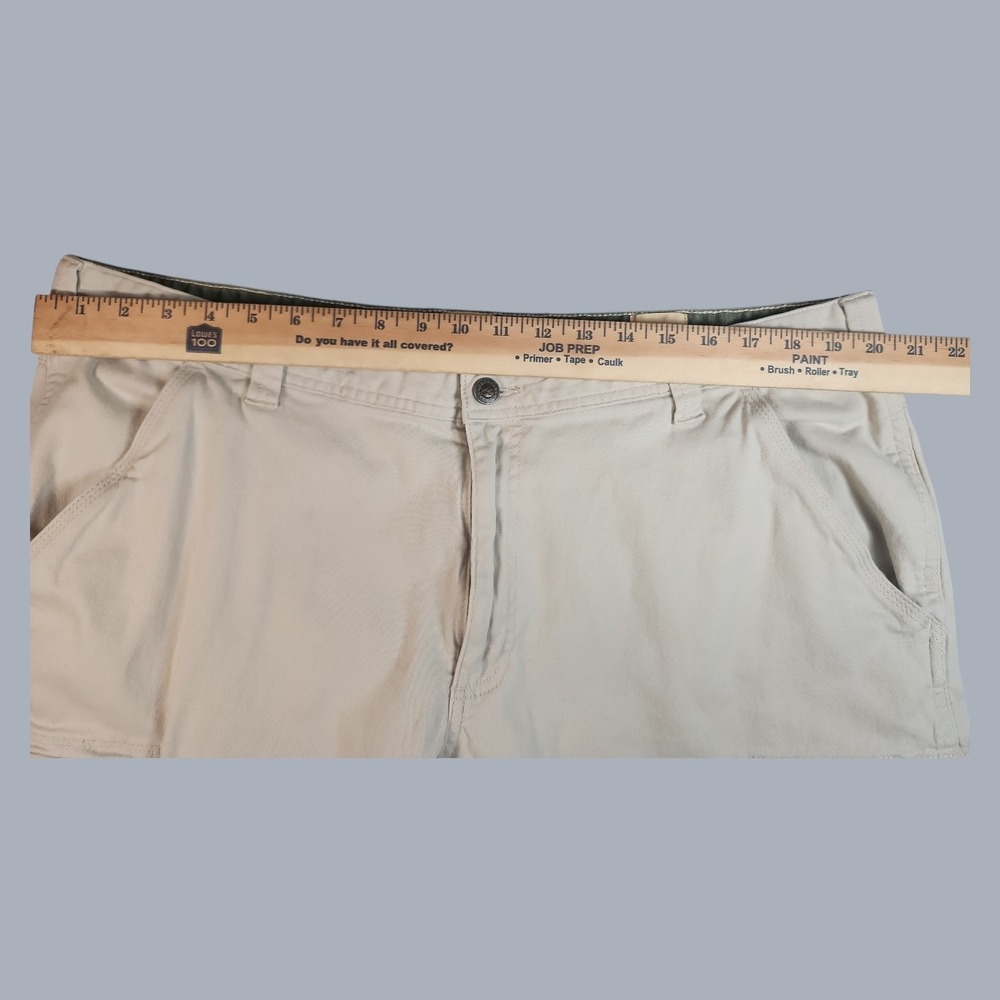 Red Head Men's 42 Cargo Shorts Beige Khaki Cotton Outdoor Hiking Utility Pockets - Picture 4 of 8